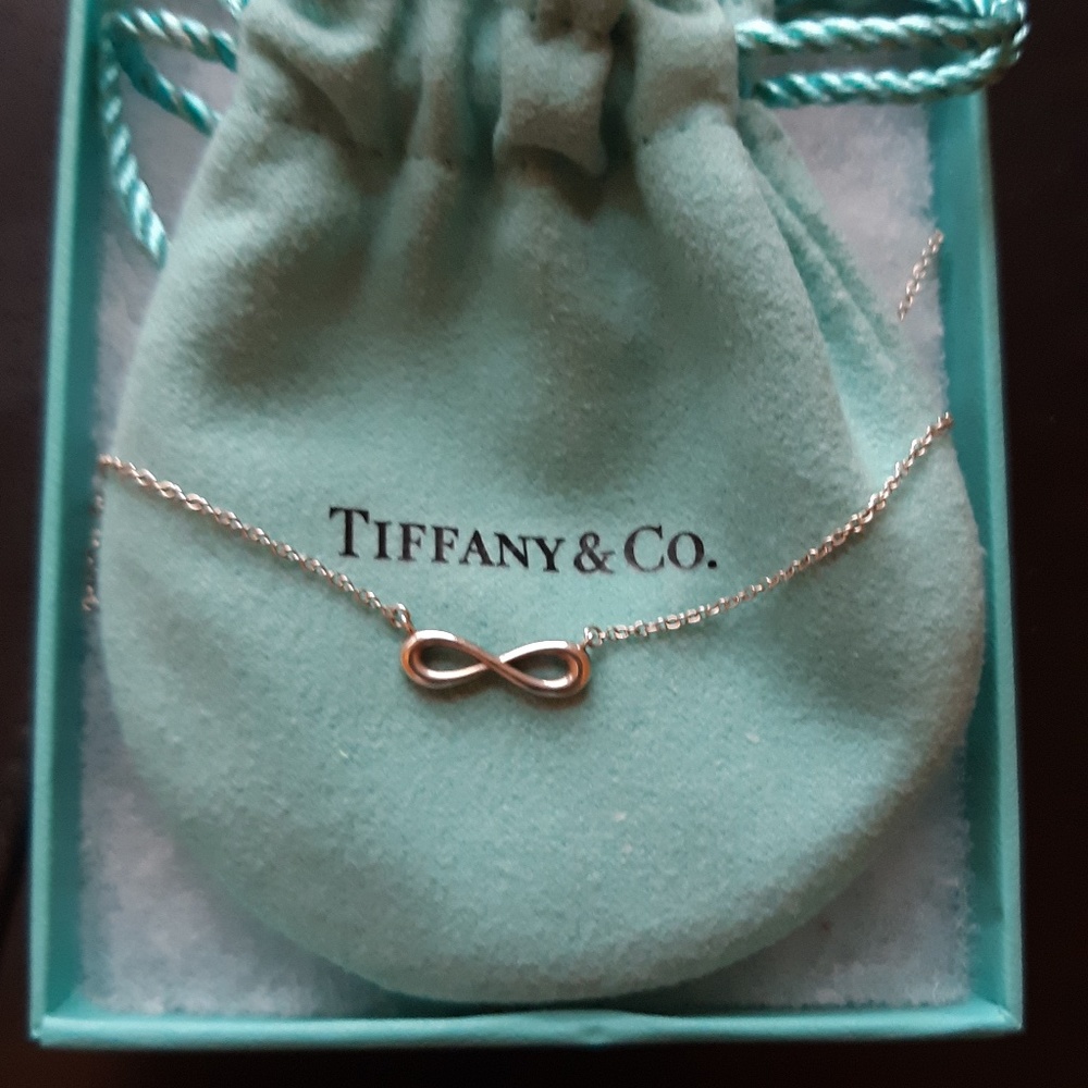 Barely worn Tiffany & Co. Sterling Silver Infinity
